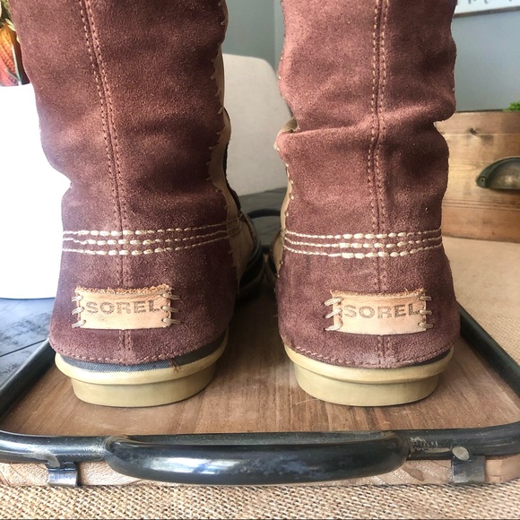 SOLD - Rare Sorel Cate the Great Winter Leather Snow Boots - Picture 5 of 8